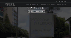 Desktop Screenshot of morroneinteriors.com